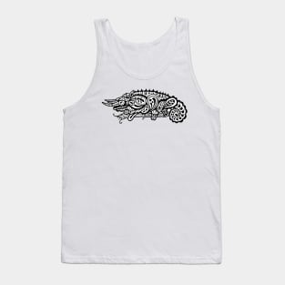 Abstract chameleon Tank Top